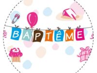 Étiquette Baptême